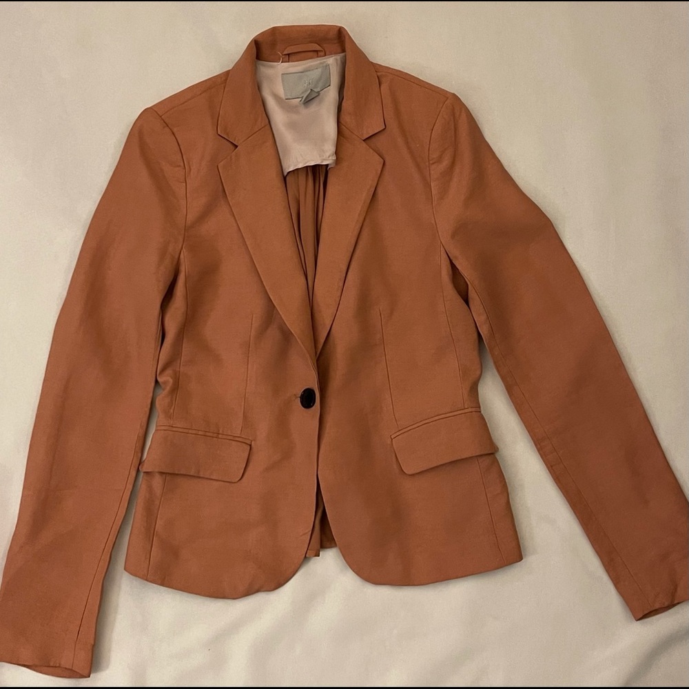 H&M Blazer Rust Color Size 6 Women